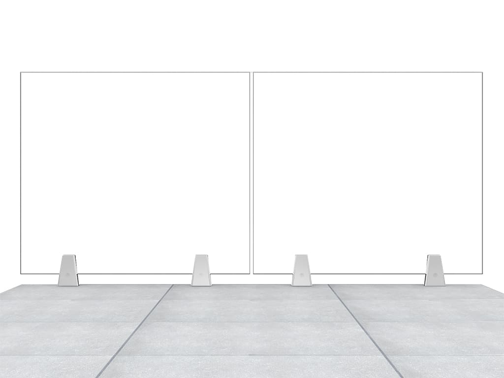 Garde-corps terrasse GLASSFIT CC-780 vue int&eacute;rieure de face